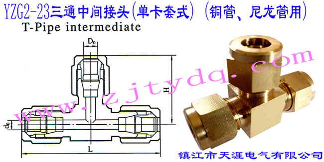 YZG2-23ͨg^(οʽ) (~)T-pipe Intermediate Connector