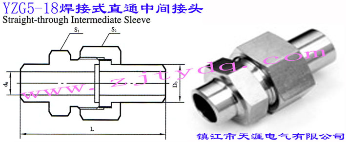 YZG5-18 ʽֱͨg^Straight-through Intermediate Connector