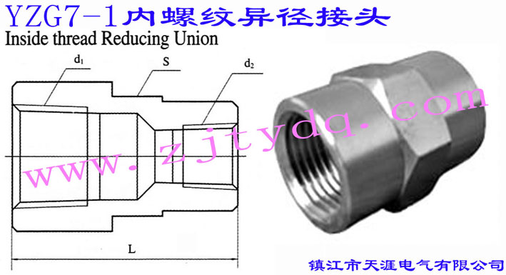 YZG7-1 (ni)ݼy^Inside Thread Reducing Union