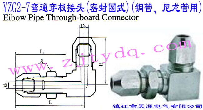 YZG2-7ͨ^(ܷȦʽ)(~)Elbow Pipe Through-board Connector