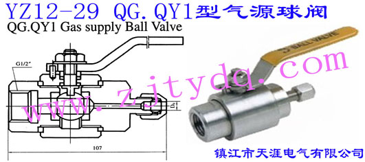 YZ12-29 QG.QY1͚ԴyYZ12-29 QG.QY1 Gas Supply Ball Valve