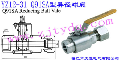 YZ12-31 Q91SAͮyYZ12-31 Q91SA Reducing Ball Valve